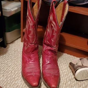 Donated Red Boots
